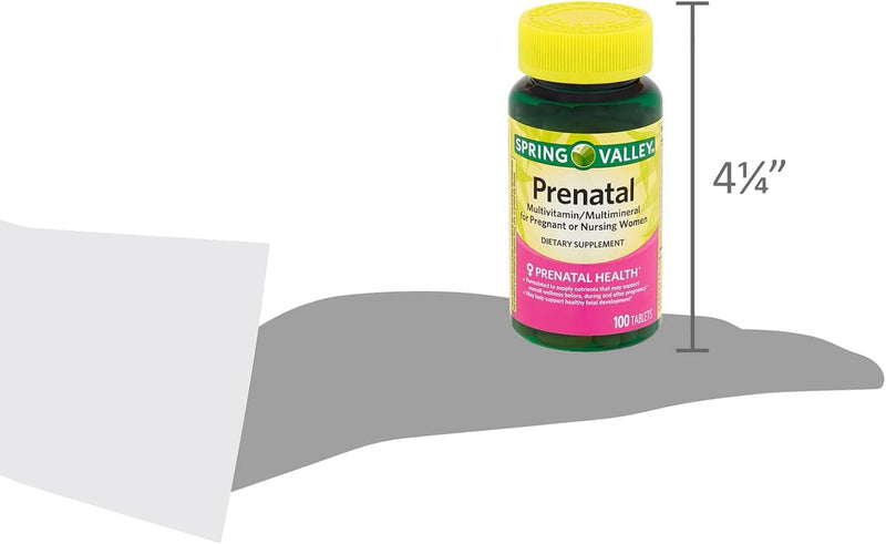 spring-valley-prenatal-multivitamin-100-tablets-prenatal-vitamins-for-women-pregnancy-must-haves-folate-supplement-bundle-with-lualls-45-diabetes-decoded-5