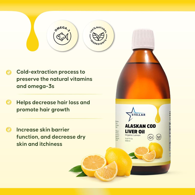 stellar-alaskan-cod-liver-oil---organic-lemon-1667-oz-wild-caught-in-usa-rich-in-omega-3-dhaepa-vitamin-d-non-gmo-certified-supports-heart-brain-immune-health-3