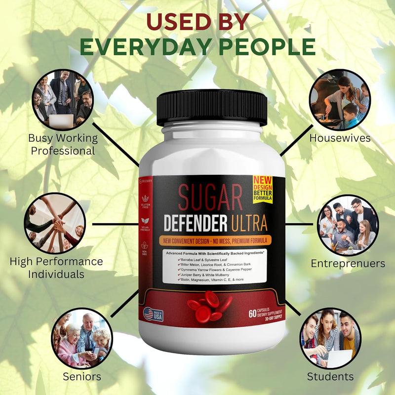 sugar-defender-ultra---advanced-formula-with-vitamins-minerals-banaba-leaf-and-more---60-capsules-vegan-non-gmo-gluten-free-2-3