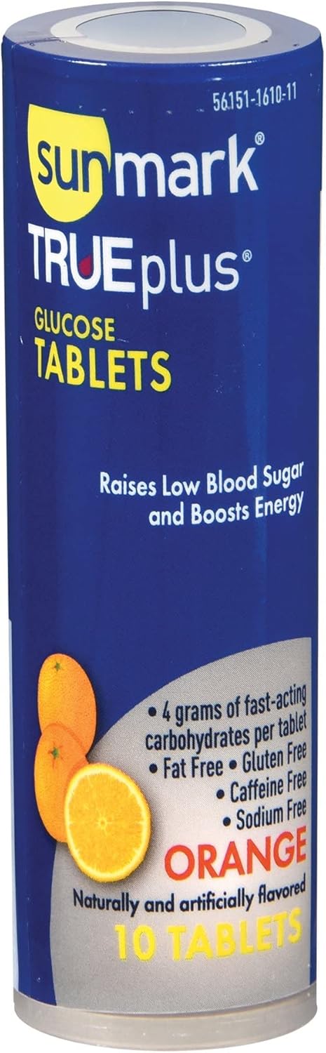 sunmark-trueplus-glucose-tablets-chewable-fat-free-gluten-free-and-caffeine-free-orange-60-count-1