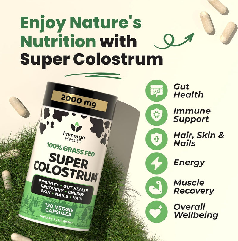 super-colostrum-grass-fed-bovine-colostrum---120-capsules---gut-health-muscle-recovery-energy-hair-skin-immune-supplement-50-igg-cow-colostrum-for-humans-superfood-gluten-free-unflavored-2