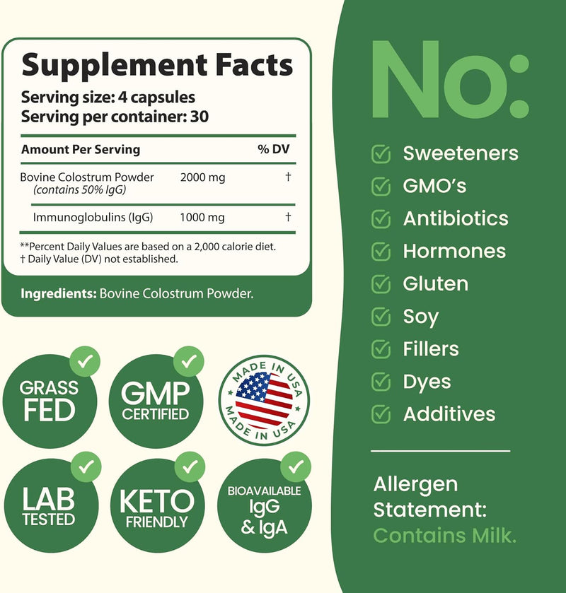 super-colostrum-grass-fed-bovine-colostrum---120-capsules---gut-health-muscle-recovery-energy-hair-skin-immune-supplement-50-igg-cow-colostrum-for-humans-superfood-gluten-free-unflavored-3