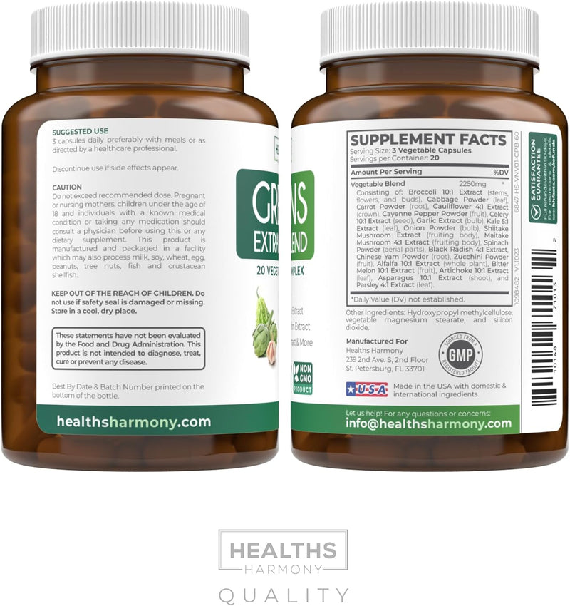 super-greens-antioxidants-superfoods-2250mg-supplement---20-ingredients-with-sprouts-mushrooms-roots-garlic-bitter-melon-artichoke-celery-seed-cayenne-pepper-alfalfa-non-gmo---60-capsules-8