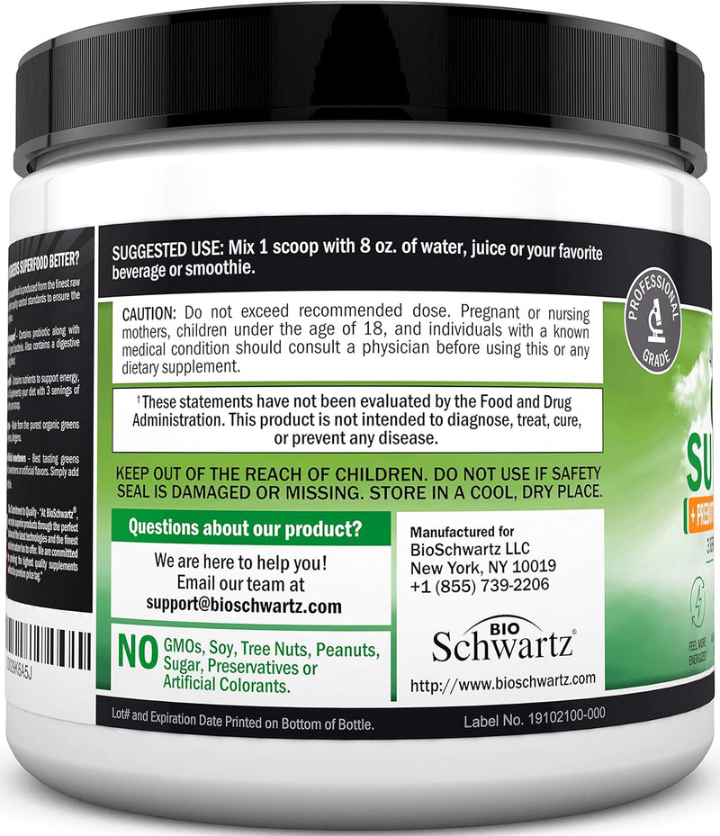 super-greens-powder-superfood---greens-powder-with-probiotics-prebiotics-digestive-enzymes-and-43-green-superfoods---chlorophyll-bilberry-chlorella-spirulina-grass---tastes-amazing---30-servings-4