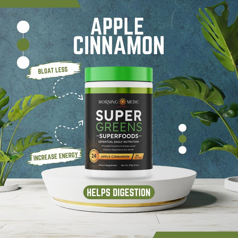 super-greens-powder-with-24-superfoods-premium-nutrient-dense-blend-promotes-immunity-energry-levels-supports-disgestion-gut-health-apple-cinnamon-flavor-96-oz-2