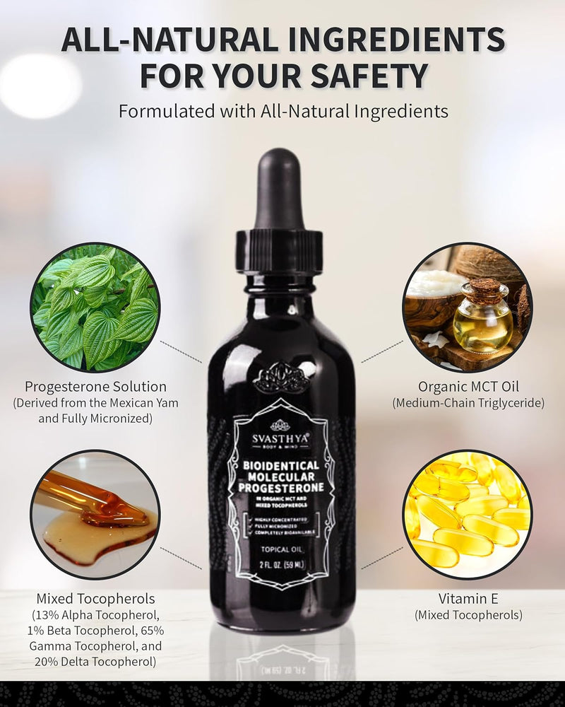 svasthya-body-mind-molecular-progesterone-liquid---hormonal-balancing-oil-menopause-relief-all-natural-derived-from-mexican-yam---55-progesterone-for-women-vitamin-e-oil---2-fl-oz-3