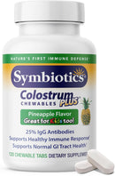 symbiotics-colostrum-120ct-chewables-plus---immunity-support-for-adult-kids---lactoferrin-supplement-colostrum-protein---supports-digestion-gut---25-lgg-antibodies-gluten-free---pineapple-1