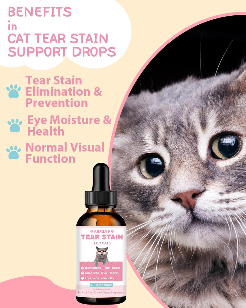 tear-stain-supplement-for-cat---prevent-and-eliminate-cats-tear-stains---eye-health-immune-system-support---with-cranberry-marshmallow-vitamins---salmon-flavor-60ml-2
