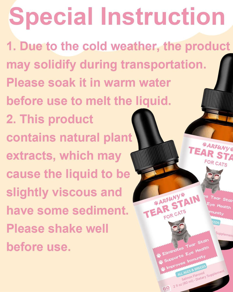 tear-stain-supplement-for-cat---prevent-and-eliminate-cats-tear-stains---eye-health-immune-system-support---with-cranberry-marshmallow-vitamins---salmon-flavor-60ml-5