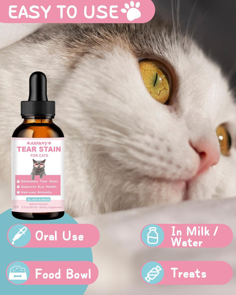 tear-stain-supplement-for-cat---prevent-and-eliminate-cats-tear-stains---eye-health-immune-system-support---with-cranberry-marshmallow-vitamins---salmon-flavor-60ml-9
