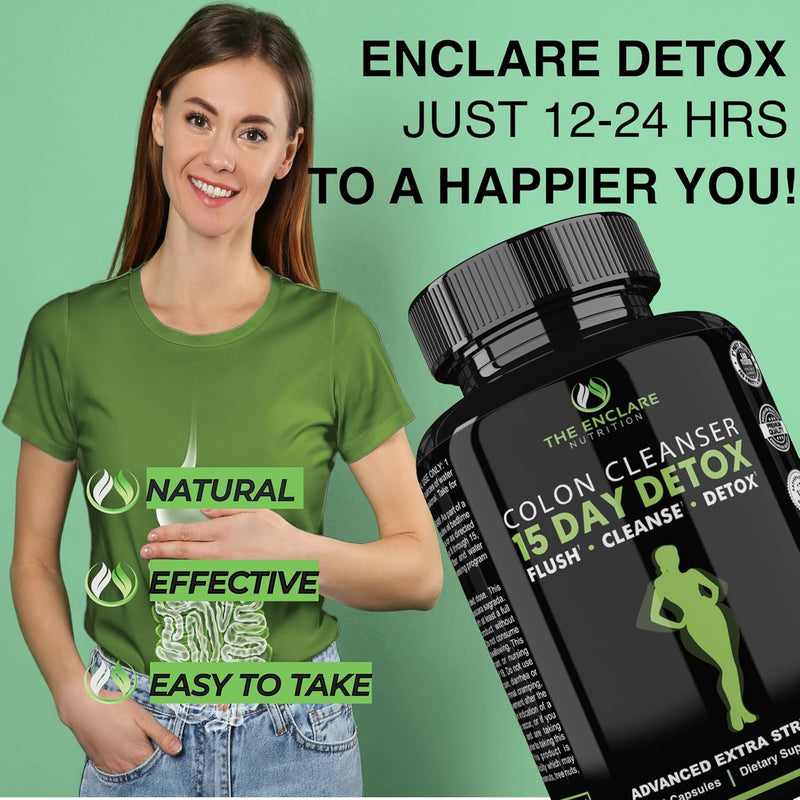 the-enclare-nutrition-15-day-detox-cleanse-for-weight-loss-advanced-gut-support-for-women-men-colon-cleanse-laxatives-for-constipation-bloating-relief-gut-cleanse-probiotic-diet-pills-60ct-2-6
