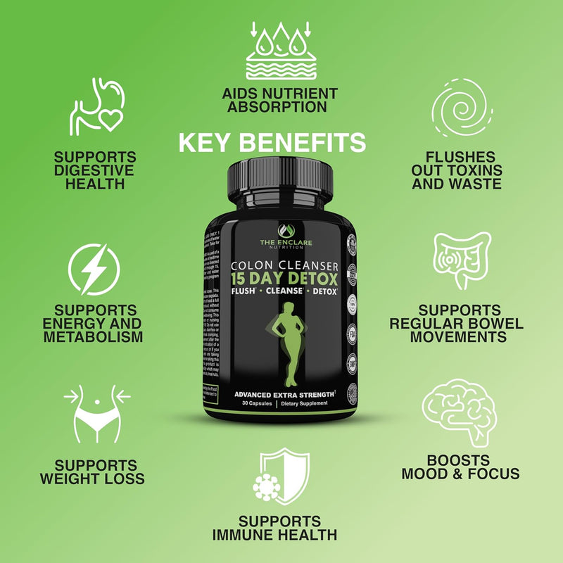 the-enclare-nutrition-15-day-detox-cleanse-for-weight-loss-advanced-gut-support-for-women-men-colon-cleanse-laxatives-for-constipation-bloating-relief-gut-cleanse-probiotic-diet-pills-60ct-2-9