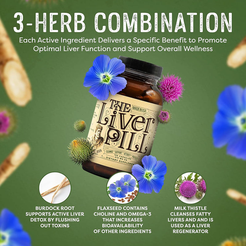 the-liver-pill-120-capsules---herbal-liver-cleanse-detox-repair-pills-with-burdock-root-milk-thistle-rosemary-and-flax-seed---non-gmo-organic-and-natural-liver-detox-pills-for-men-and-women-4