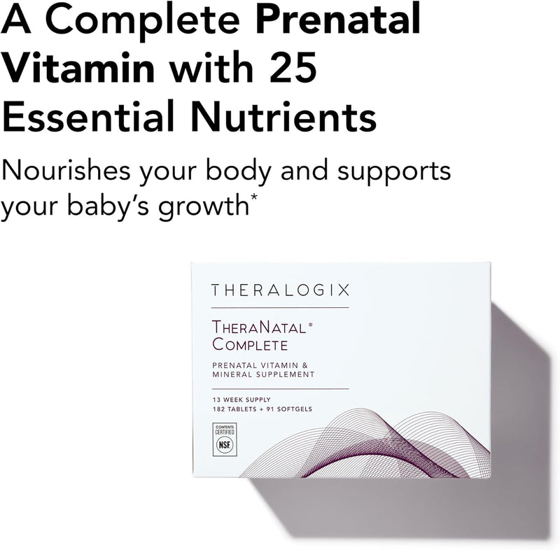 theralogix-theranatal-complete-prenatal-vitamin-supplement---91-day-supply---with-dha-vitamin-d3-folate-iodine-choline-iron-vitamin-b6-more---nsf-certified---182-tablets-91-softgels-2