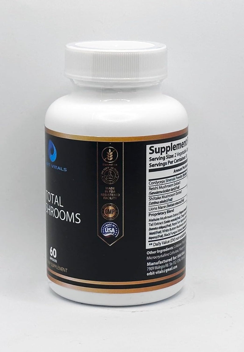 total-mushrooms-capsule-supplement-1330-mg---mushroom-brain-supplement-with-cordyceps-reishi-mushroom-shiitake-lions-mane---improve-focus-aids-digestion-mental-clarity-immunity---60-count-2