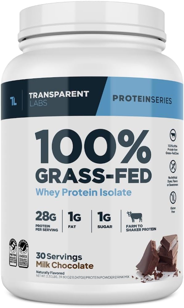 transparent-labs-grass-fed-whey-protein-isolate---naturally-flavored-gluten-free-whey-protein-powder-with-28g-of-protein-per-serving-9-amino-acids---30-servings-milk-chocolate-1