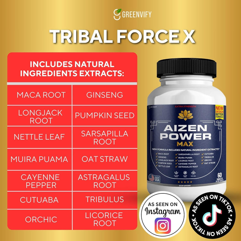 tribal-force-x-extra-strength-natural-supplement-60-tablets-gluten-free-non-gmo-30-day-supply-2-3