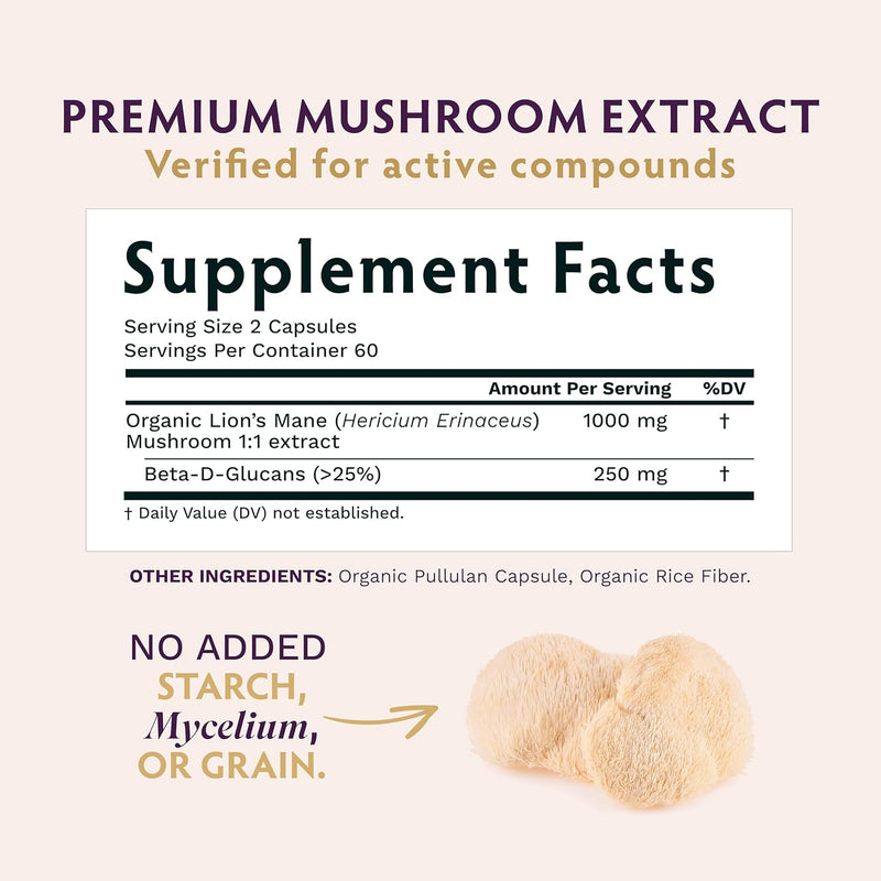 tribe-organics-lions-mane-supplement-1800mg-mushroom-extract-powder---immune-system-booster-brain-nootropic-for-focus-and-memory-mental-clarity-natural-energy-and-immunity---120-vegan-capsules-3
