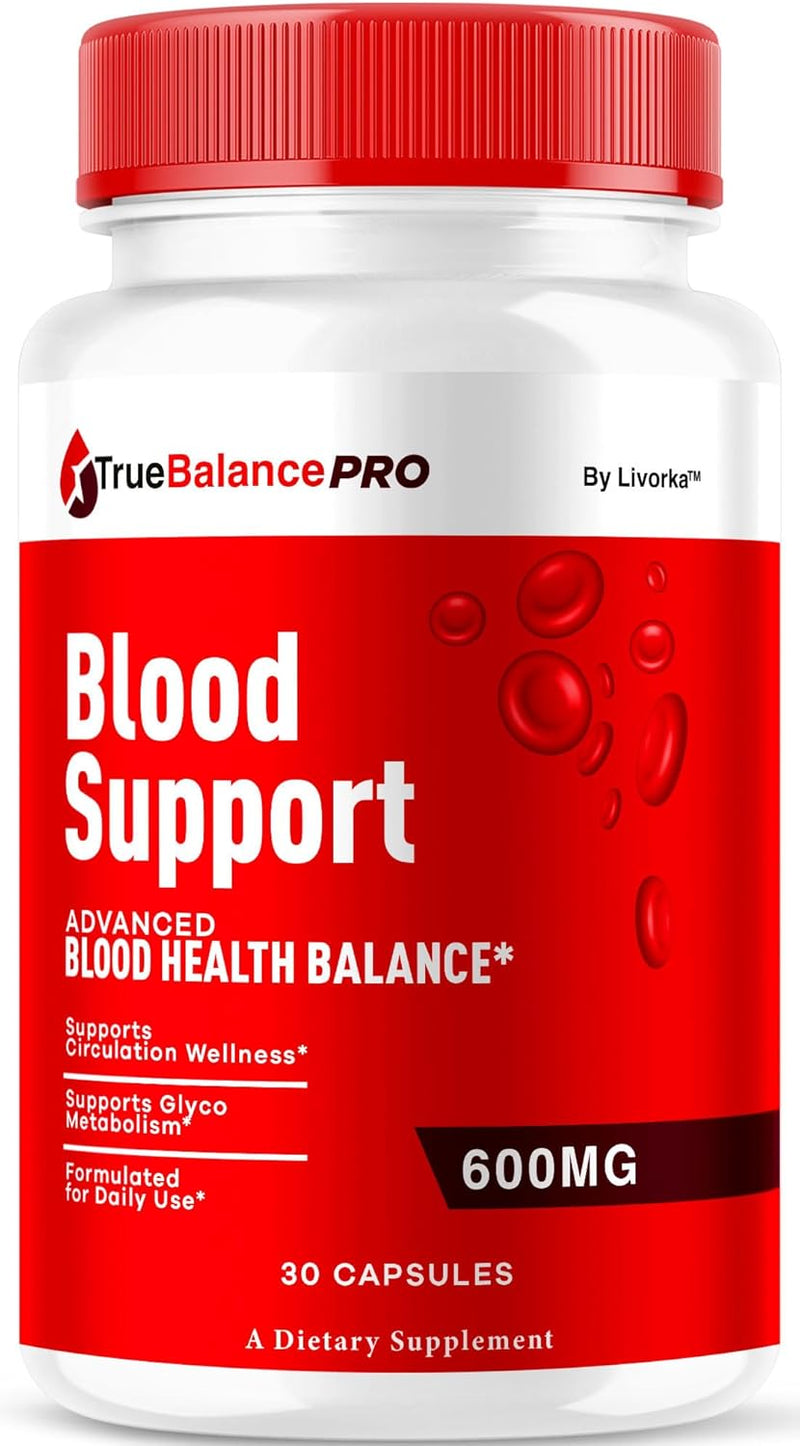 true-balance-blood-support-pro-glycogen-capsules-maximum-strength-truebalancepro-pills-supplement-multivitamin-all-natural-advanced-formula-daily-health-wellness-30-capsules-for-1-month-1
