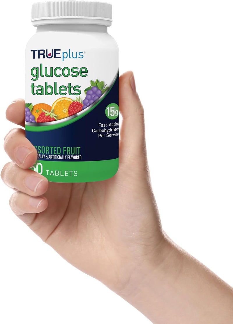 trueplus-glucose-tablets-assorted-flavor-grape-raspberry-orange---50ct-bottle-3-pack-6