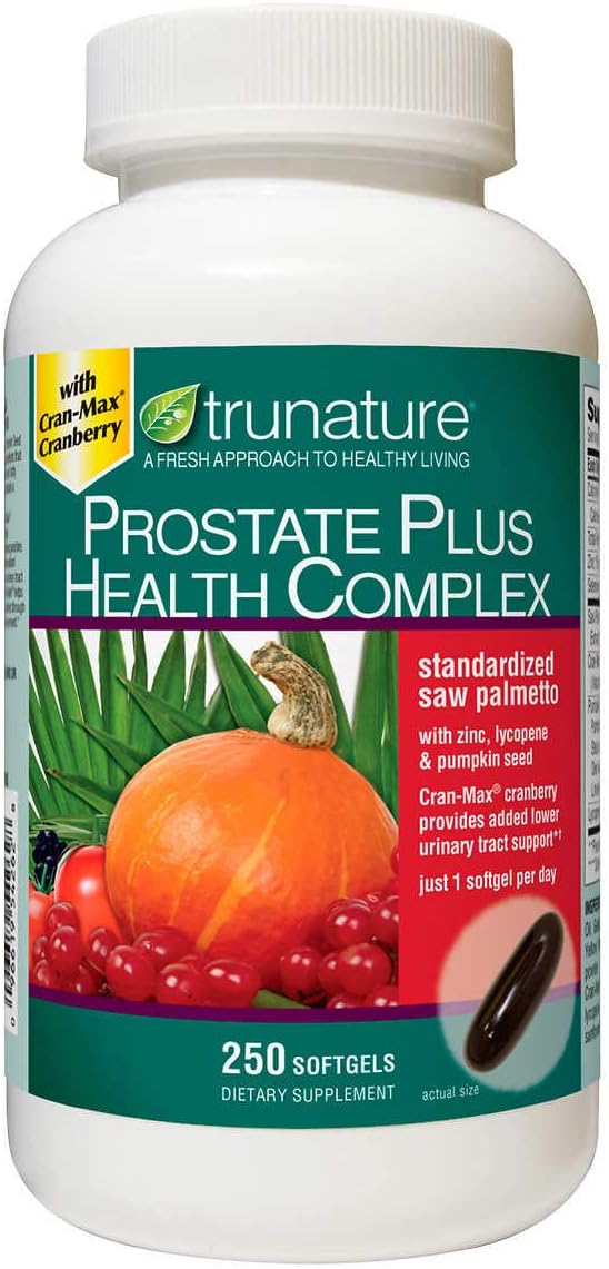 trunature-prostate-plus-health-complex---saw-palmetto-with-zinc-lycopene-pumpkin-seed-cranberry---250-softgels-1-bottle-1