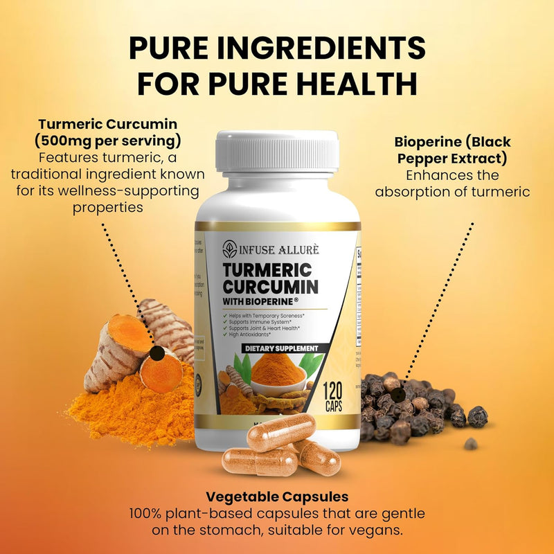 turmeric-curcumin-bioperine-vegetable-capsules---premium-antioxidant-supports-brain-heart-health-skin-digestion---promotes-cellular-health---120-caps-2
