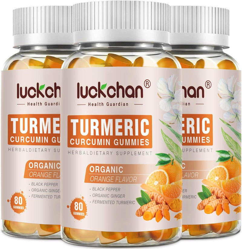 turmeric-curcumin-gummies-with-ginger-black-pepper-herbal-supplement-160-count-for-adults-and-kids-2400mg---tumeric-gummy-supplements-vegan-organic-gelatin-free-3-pack-1
