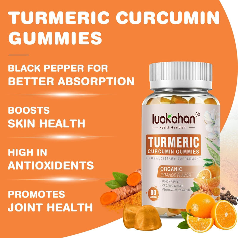 turmeric-curcumin-gummies-with-ginger-black-pepper-herbal-supplement-160-count-for-adults-and-kids-2400mg---tumeric-gummy-supplements-vegan-organic-gelatin-free-3-pack-4