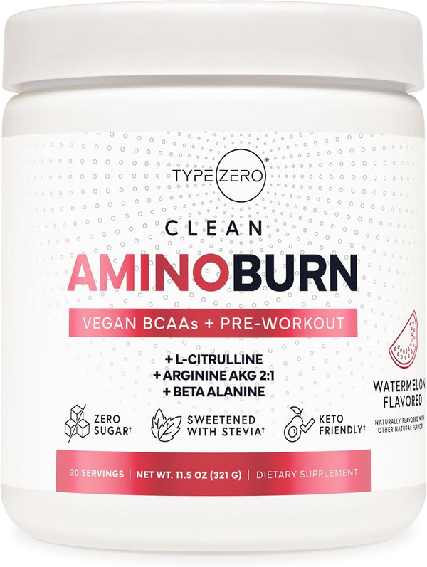 type-zero-aminoburn-watermelon-flavored---vegan-amino-acids-energy-pre-workout-drink-for-womenmen-sugar-free-energy-drink-powder-amino-acids-supplement---natural-preworkout-energy-1