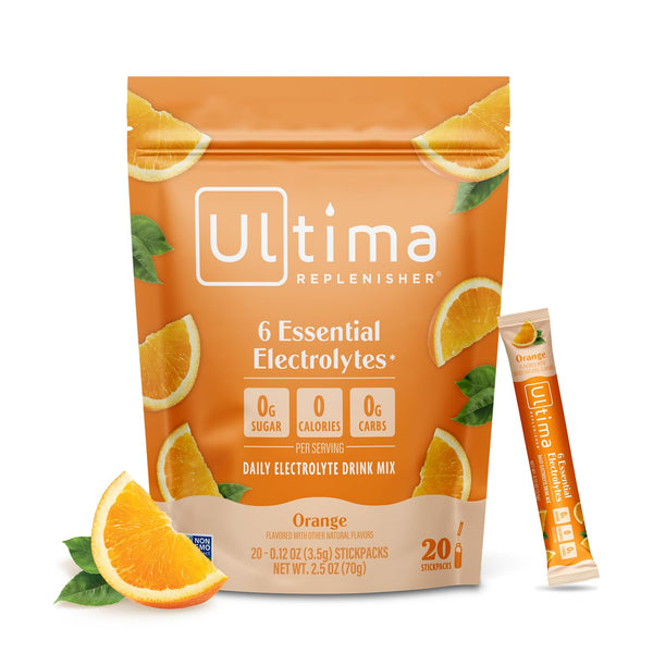 ultima-replenisher-daily-electrolyte-powder-drink-mix-sugar-free-orange-20-stickpacks-hydration-packets-with-6-key-electrolytes-and-trace-minerals-keto-friendly-vegan-non-gmo-1