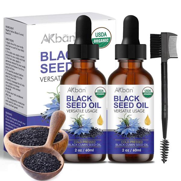 usda-premium-black-seed-oil-organic-cold-pressed-100-pure-unrefined-rich-in-tq-omega-3-6-9-black-cumin-oil-liquid-for-skin-health-hair-care---glass-bottle-2-2-fl-oz-1