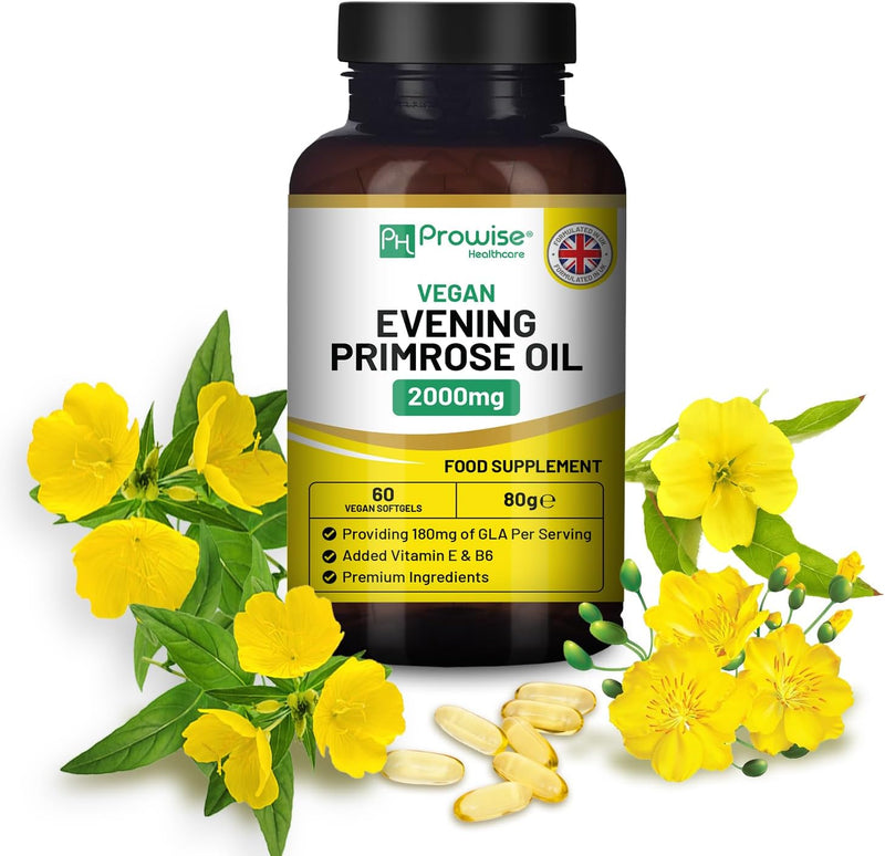 vegan-evening-primrose-oil-2000mg-with-vitamin-e-b6-60-vegan-softgels-pure-cold-pressed-i-180mg-gla-per-capsule-i-womens-health-i-premium-quality-i-by-prowise-healthcare-4