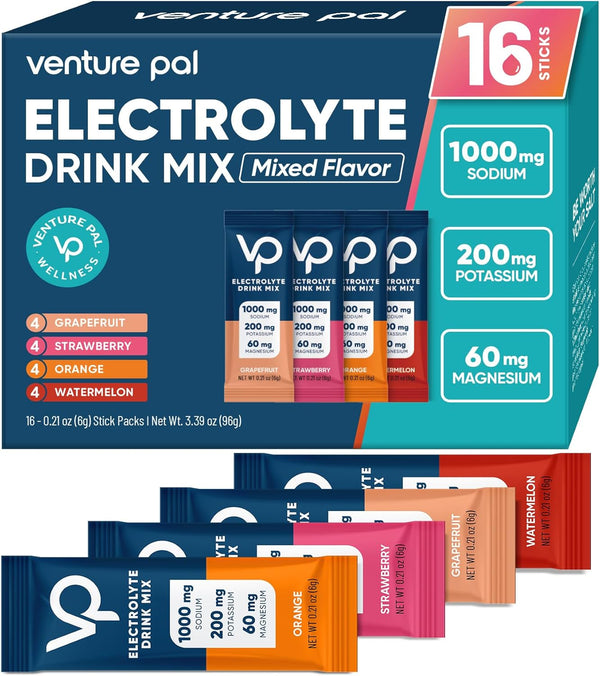 venture-pal-high-sodium-sugar-free-electrolytes-powder-packet---hydration-packets-with-sodium-potassium-magneisum-zero-calories-vegan-keto-paleo-friendly-electrolyte-drink-mix-16-stick-1