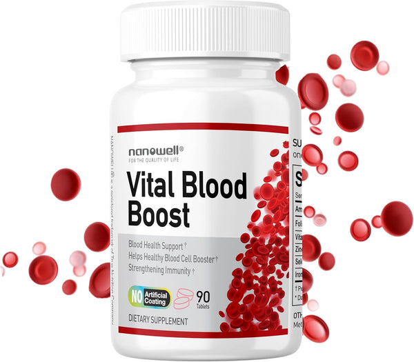 vital-blood-boost---dietary-supplement-for-white-and-red-blood-cell-support---iron-with-selenium-zinc-vitamin-b12-folic-acid---90-tablets-90-day-supply-1
