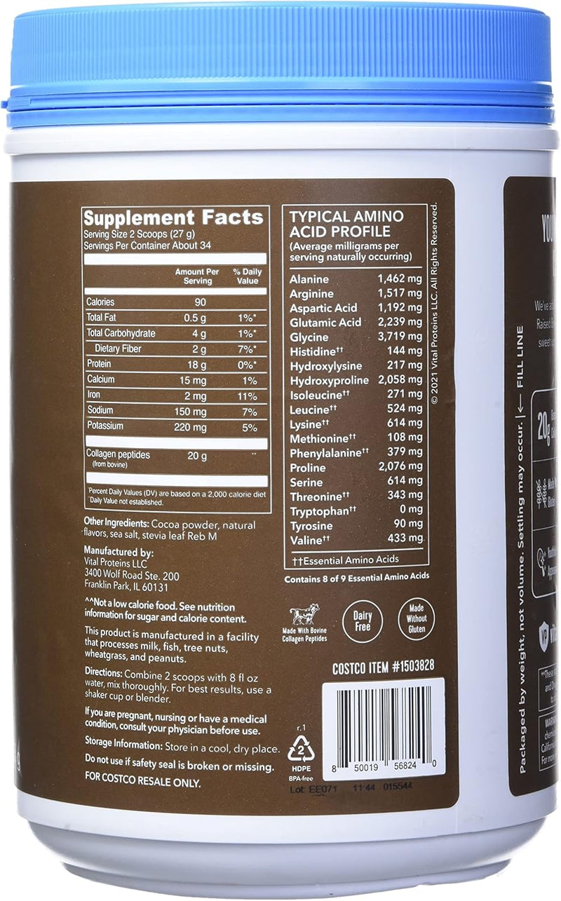 vital-protein-collagen-peptides-pasture-raised-grass-fed-paleo-friendly-gluten-zero-sugar-dairy-free-chocolate-3256-oz-2