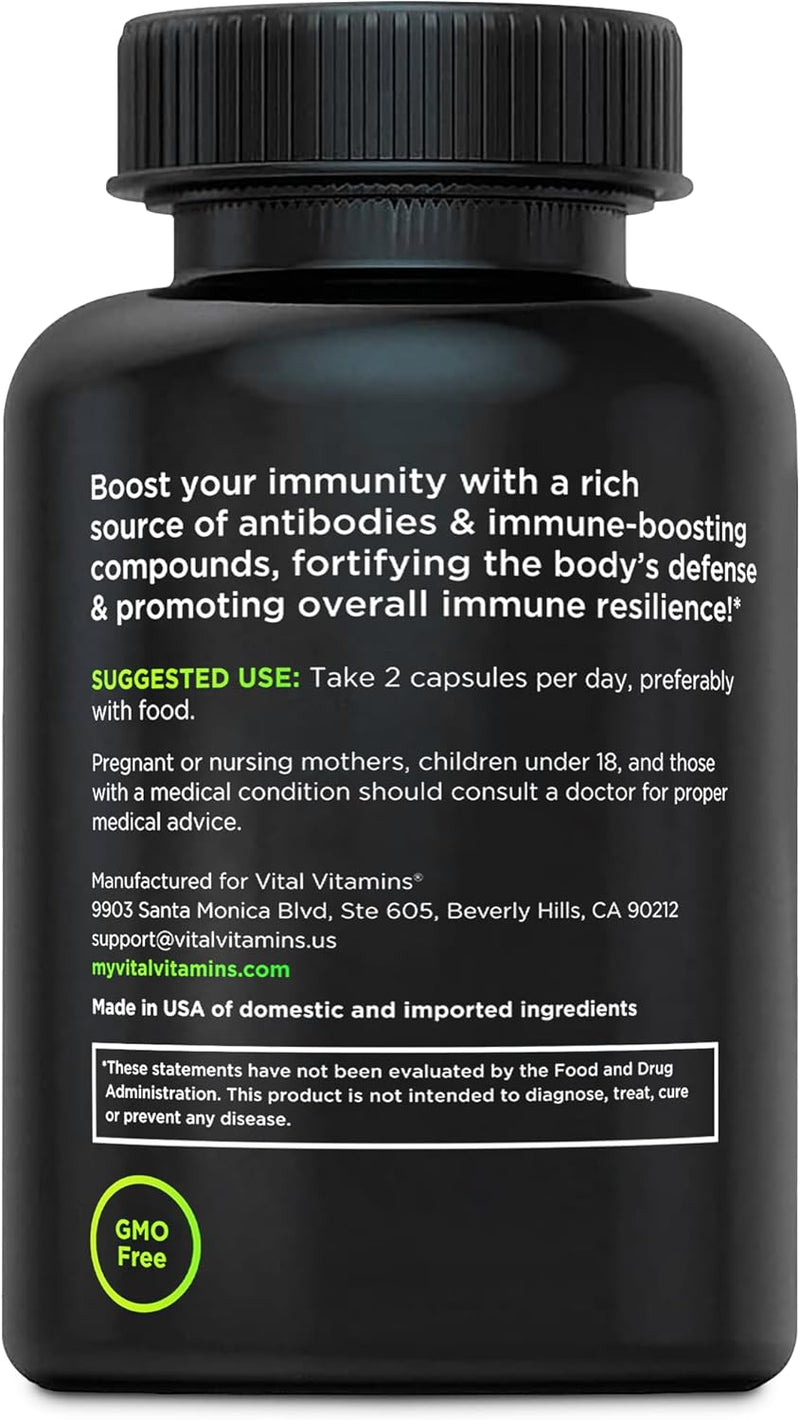 vital-vitamins-colostrum-supplement---vitamin-c-zinc-selenium---from-first-milking---standardized-to-contain-10-igg-immunoglobulins---grass-fed-american-cows---60-capsules-6