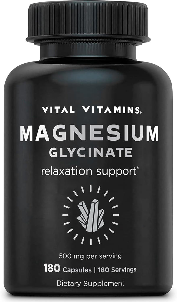 vital-vitamins-magnesium-glycinate-500mg---high-absorption-formula---promotes-relaxation-calmness-restful-sleep---pure-magnesium-supplement-for-men-women---180-capsules-vegan-non-gmo-1