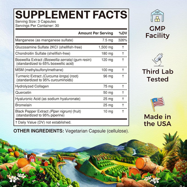 vitalitown-glucosamine-chondroitin-msm-turmeric-collagen-hyaluronic-acid-boswellia-quercetin-11-in-1-formula-glucosamine-sulfate-1500-mg-no-shellfish-flexibility-comfort-180-caps-1