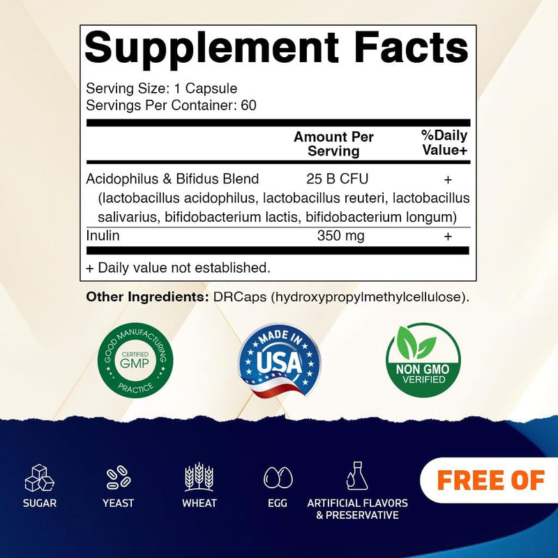 vitamatic-acidophilus-bifidus-25-billion-dr-capsule---60-count---digestive-support---made-with-prebiotic-inulin-fiber---2-pack-120-count-2