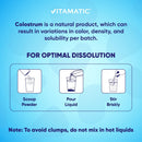 vitamatic-bovine-colostrum-collagen-powder---supplement-for-gut-health-hair-growth-beauty-muscle-recovery-immune-support---easy-to-mix---unflavored---454-gram-16-oz-3