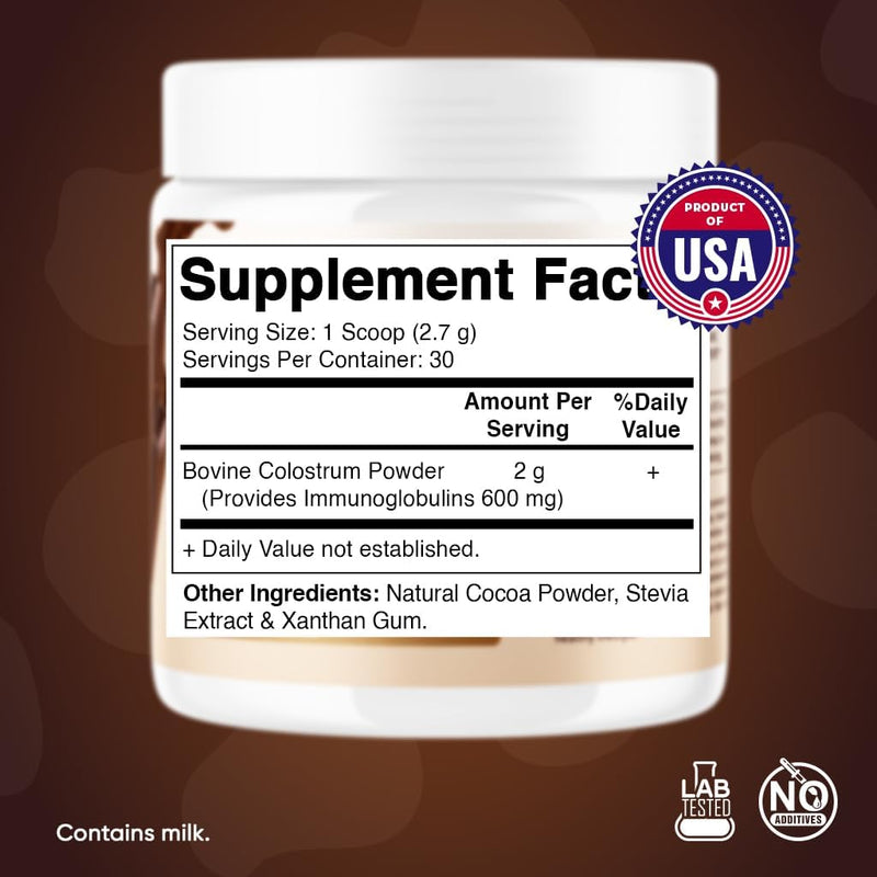 vitamatic-bovine-colostrum-powder---supplement-for-gut-health-hair-growth-beauty-muscle-recovery-immune-support---easy-to-mix---30-servings-30-servings-chocolate-2