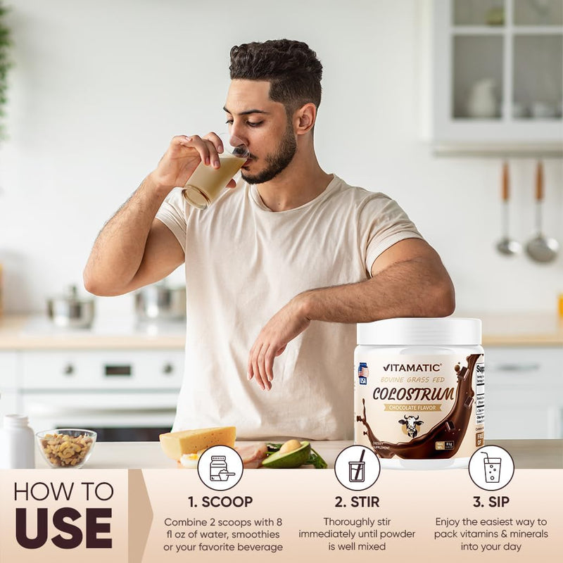vitamatic-bovine-colostrum-powder---supplement-for-gut-health-hair-growth-beauty-muscle-recovery-immune-support---easy-to-mix---30-servings-30-servings-chocolate-6