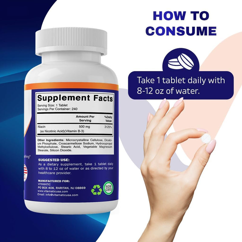 vitamatic-niacin-vitamin-b3-500mg-sustained-release-240-tablets---non-gmo-gluten-free-4