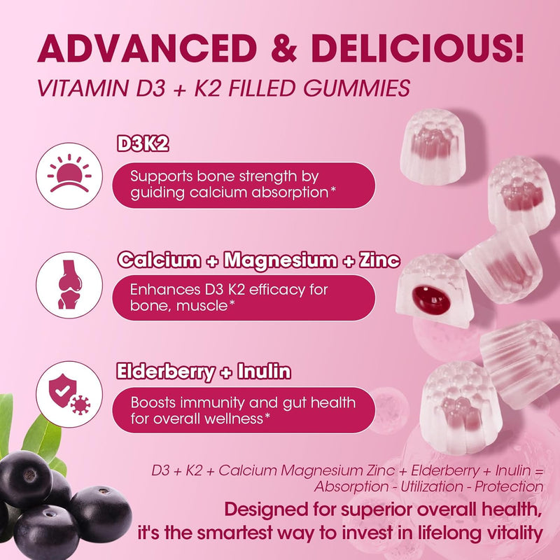 vitamin-d3-10000-iu-k2-mk-7-200mcg-wcalcium-magnesium-zinc-elderberry-inulin-highly-bioavailable-enhanced-absorption-for-immune-bone-support--k2-d3-vitamin-supplement-vegan-gummies-3