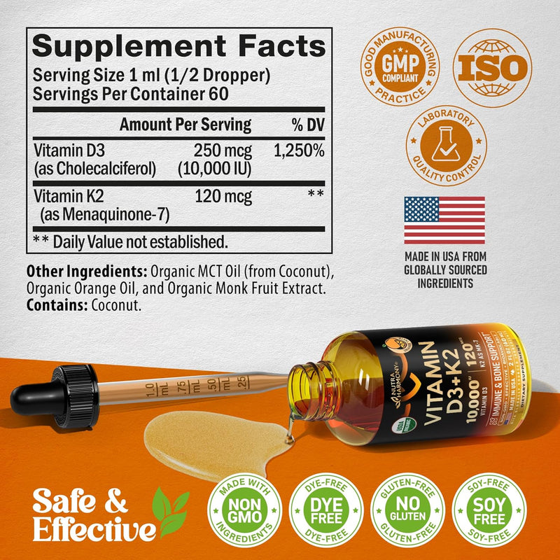 vitamin-d3-k2-usda-organic-drops---vitamin-d3-10000-iu-k2-as-mk-7-120mcg---immune-mood-support-bone-teeth-health---sugar-free-orange-flavor---liquid-supplement---made-in-usa---2-fl-oz-60-days-6