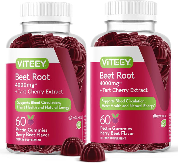 viteey-beet-root-gummies-4000mg-with-tart-cherry---for-healthy-blood-pressure-support---vegan-gelatin-free-gluten-free---tasty-chewable-berry-beet-flavored-gummy-1