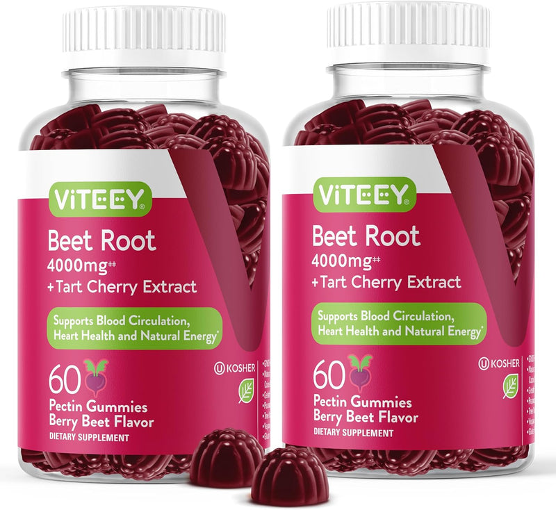 viteey-beet-root-gummies-4000mg-with-tart-cherry---for-healthy-blood-pressure-support---vegan-gelatin-free-gluten-free---tasty-chewable-berry-beet-flavored-gummy-1
