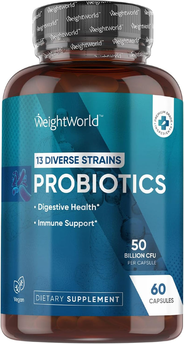 weightworld-probiotics-for-women-men-50-billion-cfu---third-party-tested---60-capsules-2-month-supply---13-probiotic-strains-with-inulin-fructooligosaccharide---digestive-health-immune-support-1