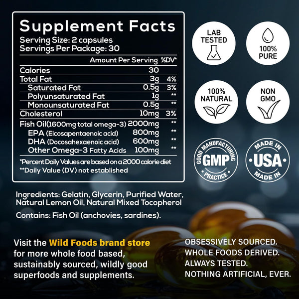 wild-foods-fish-oil-omega-3-supplements-1600-mg-highly-potent-dpa-dha-epa-burpless-odorless-non-gmo-gluten-free-for-brain-heart-health-joint-support-60-capsules-1-pk-30-servings-1
