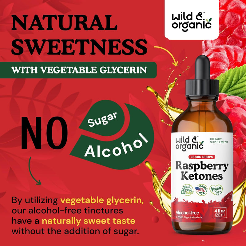 wild-organic-raspberry-ketones-liquid-drops---vegan-raspberry-ketones-supplement-for-overall-well-being---5-month-supply---non-gmo-no-alcohol-sugar---4-fl-oz-4